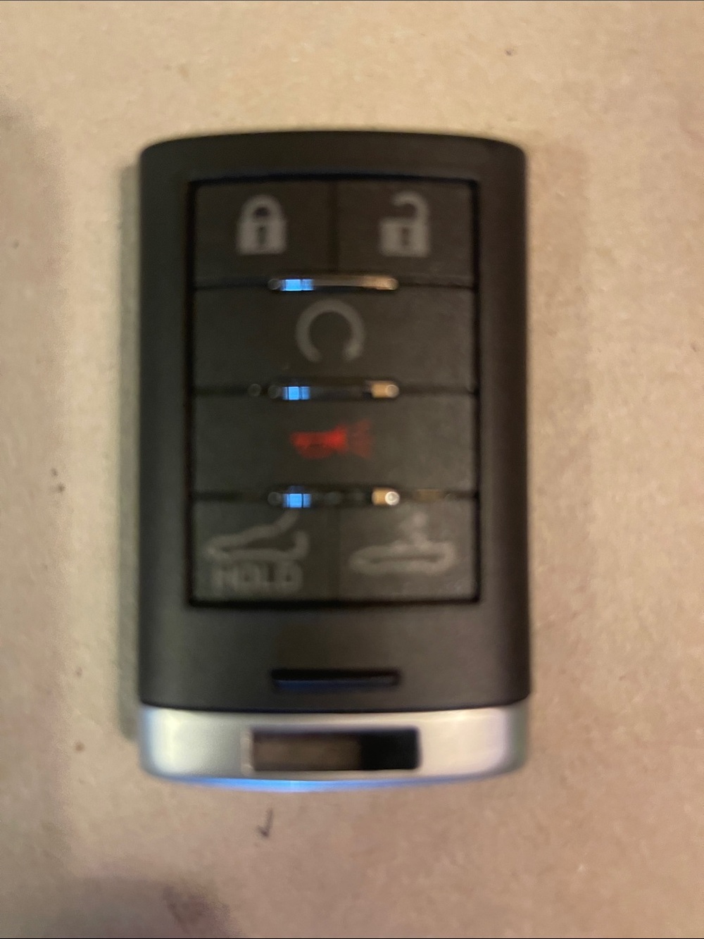 For 2019 Corvette convertible Grand Sport
Black & silver key fob